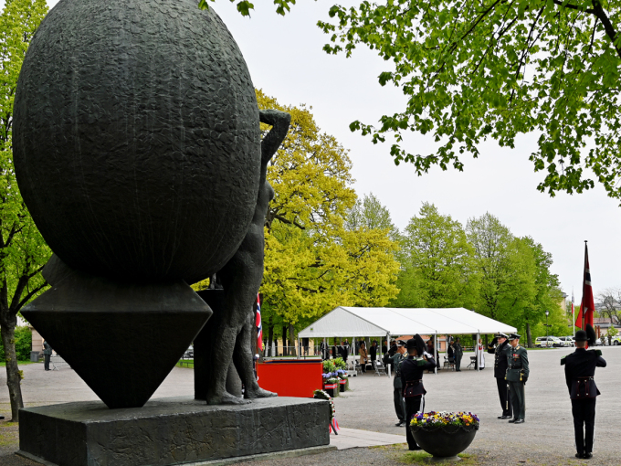 Gunnar Janson’s national monument to the victims of World War II. Photo: Sven Gjeruldsen, The Royal Court.