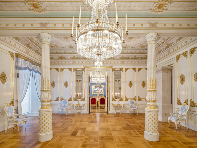 This is the first time the White Parlour has been included in the guided tour. Photo: Øivind Möller Bakken, The Royal Court 