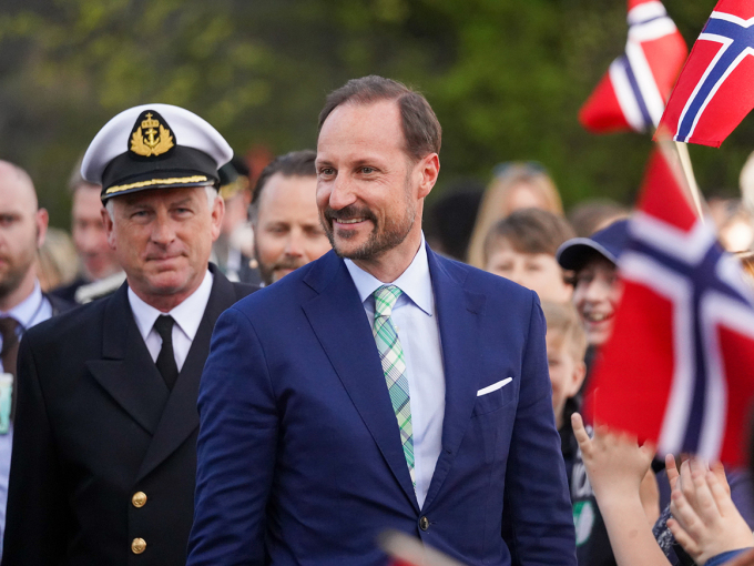 Crown Prince Haakon arrives in Brevik. Photo: Liv Anette Luane, The Royal Court