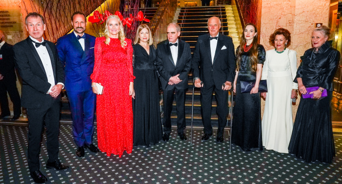 Banquet at the Grand Hotel in honour of the Nobel Peace Prize laureates. Photo: Lise Åserud / NTB