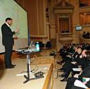 7 December: The Crown Prince is the keynote speaker at the UNDP "Kapuschinki lectures&#148;, at the university of Bucharest (Foto: Sven Gjeruldsen, DKH)