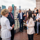 After the conference, the King and Queen met with Chinese and Norwegian media. Photo: Heiko Junge / NTB scanpix.