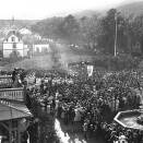 From the coronation journey: King Haakon and Queen Maud in Molde (Photo: Jens Carl Frederik Hilfling-Rasmussen, The Royal Court Archives)