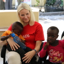 Thanks to antiretroviral medicines, the mother's HIV has not been transmitted to her child. Photo: Christian Laagard, the Royal Court