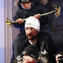 Crown Prince Haakon with Princess Ingrid Alexandra and Prince Sverre Magnus (Photo: Lise Åserud, Scanpix)