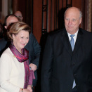 The King and Queen at the business seminar. (Photo: Lise Åserud, NTB Scanpix) 