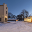 Logistikkbygget fra Stallgården. Bildene er kun til redaksjonell bruk - ikke for salg, og kan benyttes fritt mot kreditering Foto: Hans Fredrik Asbjørnsen / Statsbygg