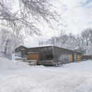 Logistikkbygget er bygget inn i bakken og lite synlig fra Dronningparken. Bildene er kun til redaksjonell bruk - ikke for salg, og kan benyttes fritt mot kreditering Foto: Hans Fredrik Asbjørnsen / Statsbygg