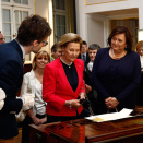 Queen Sonja and Poland's First Lady visit the Copin Museum in Warsaw (Photo: Lise Åserud / NTB scanpix)