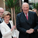 The King and Queen began the second day of their State Visit with a Turkish-Norwegian business seminar.  (Photo: Lise Åserud, NTB scanpix)