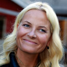 The Crown Princess during the visit to the Tyrili Foundation (Photo: Lise Åserud / Scanpix).
