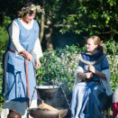 Medieval scenes at Stange (Photo: Roger Fosaas, Stella Pictures)