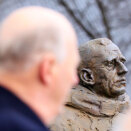 14 December: King Harald attends the centennial celebration of Polar Explorer Roald Amundsen's arrival at the South Pole at the Fram Museum (Photo: Cornelius Poppe / Scanpix)
