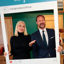The Crown Prince and Crown Princess at the Norwegian-Estonian Business Forum. Photo: Lise Åserud, NTB scanpix.