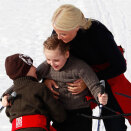 Crown Princess Mette-Marit with Princess Ingrid Alexandra and Prince Sverre Magnus (Photo: Lise Åserud / Scanpix)
