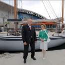 Following the opening, King Harald and Queen Sonja were given a guided tour of parts of the museum’s extensive collection. Photo: Lise Åserud, NTB scanpix