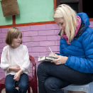The Crown Princess and Princess Ingrid Alexandra writing Christmas cards (Dzongu, Sikkim). Published 21.01.2011 as handout picture from The Royal Court. For editorial use only, not for sale. Photo: Kristi Marie Skrede, the Norwegian Broadcasting Corporation / The Royal Court. Image size: 2836 x 3518 px and 2,53 Mb.