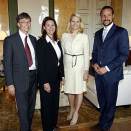 3 June: The Crown Prince and Crown Princess grant Bill and Melinda Gates audience (Photo: Erlend Aas, Scanpix)
