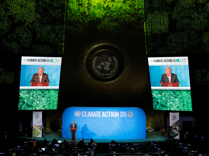 United Nations Secretary General Antonio Guterres addresses the UN Summit. Photo: Lucas Jackson, Reuters / NTB scanpix