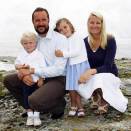 The Crown Prince celebrated his birthday at Flatholmen with The Crown Princess, Princess Ingrid Alexandra and Prince Sverre Magnus (Photo: Lise Åserud, Scanpix)