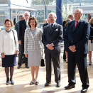 Statoil's Hans Jacob Hegge received Their Majesties at their officies in Harstad (Photo: Cornelius Poppe / NTB scanpix)