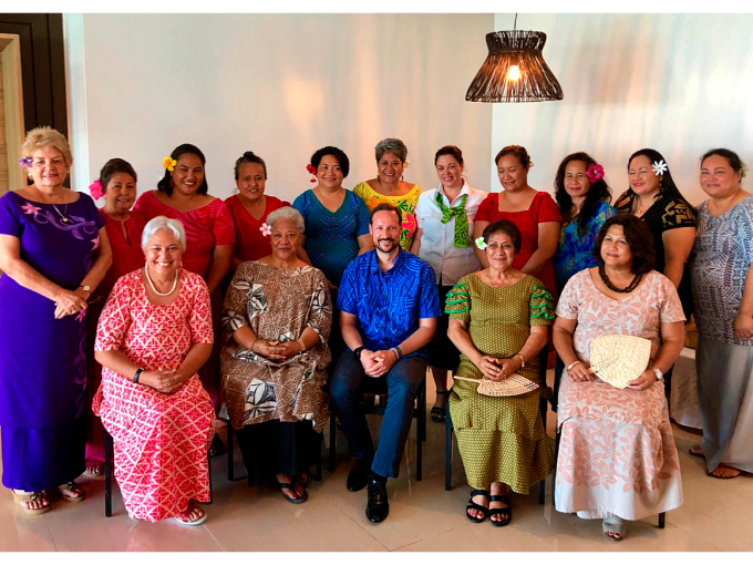 Fifteen women senior executives gathered for a working lunch with the Crown Prince and the Norwegian delegation. Photo: Erik Abild, The Royal Court