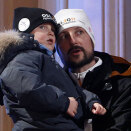 Crown Prince Haakon and Prince Sverre Magnus at the opening ceremony (Photo: Lise Åserud / Scanpix)