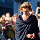 23 July:Queen Sonja outside Oslo Cathedral (Photo: Morten Holm / Scanpix)
