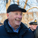 Kong Harald på Slottsplassen. Foto: Berit Roald / NTB scanpix