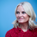 Crown Princess Mette-Marit during the press conference. Photo: Lise Åserud / NTB scanpix