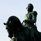 The statue was unveiled by King Oscar II on 7 September 1875.  Photo: Liv Osmundsen, The Royal Court.