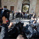 Substantial media interest in the State Visit  (Photo: Lise Åserud, NTB scanpix)