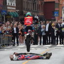 Langs Bryggen i Bergen. Foto: Sven Gj. Gjeruldsen, Det kongelige hoff