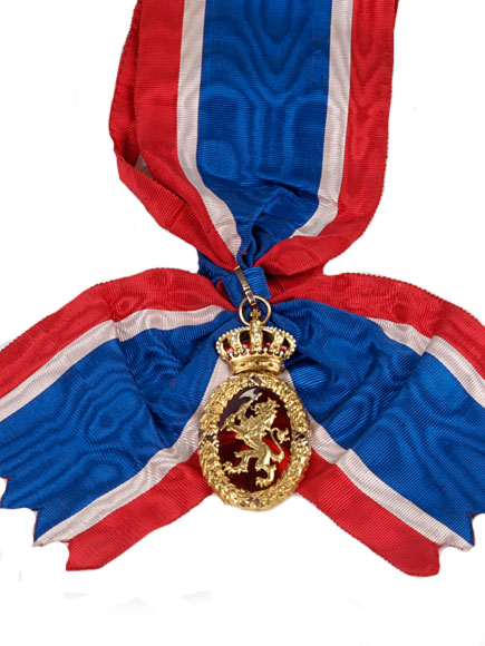 Order of the Norwegian Lion/Den norske løve COPY Norway award sign 