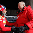 11 March: The Royal Family attend the traditional world cup events in Holmenkollen (Photo: Erlend Aas / Scanpix).