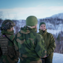 Prinsesse Ingrid Alexandra besøker Hærens Brigade Nord på Setermoen i Indre Troms 25. oktober 2022. Bildet er kun til redaksjonell bruk - ikke for salg, og kan benyttes fritt mot kreditering. Foto: Simen Løvberg Sund, Det kongelige hoff