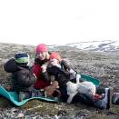 The Crown Prince and Crown Princess' family spent a few weeks on Svalbard - Spitsbergen - in June (Photo: Veronica Melå, The Royal Court)