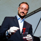 23 September: Crown Prince Haakon visits the Norwegian Science Week - a nationwide event held every year to make science and research available to the public (Photo: Berit Roald, Scanpix)