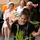 Children showed Their Majesties their skills at traditional dances at NCIE. Photo: Lise Åserud, NTB scanpix