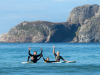 Kronprinsfamilien surfer