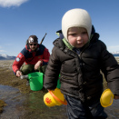 The Crown Prince and Crown Princess' family spent a few weeks on Svalbard - Spitsbergen, June 2008. Handout picture from The Royal Court on the occation og Princess Ingrid Alexandra turning five years old. For editorial use only - not for sale. Photo: Veronica Melå / Det Kongelige Hoff. Size: 1.96 Mb - 3000 x 1993 px.