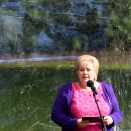 Statsminister Erna Solberg taler. Publisert 1. september 2016. Handoutbilde fra Det kongelige hoff. Bildet er kun til redaksjonell bruk - ikke for salg. Foto: Sven Gj. Gjeruldsen, Det kongelige hoff