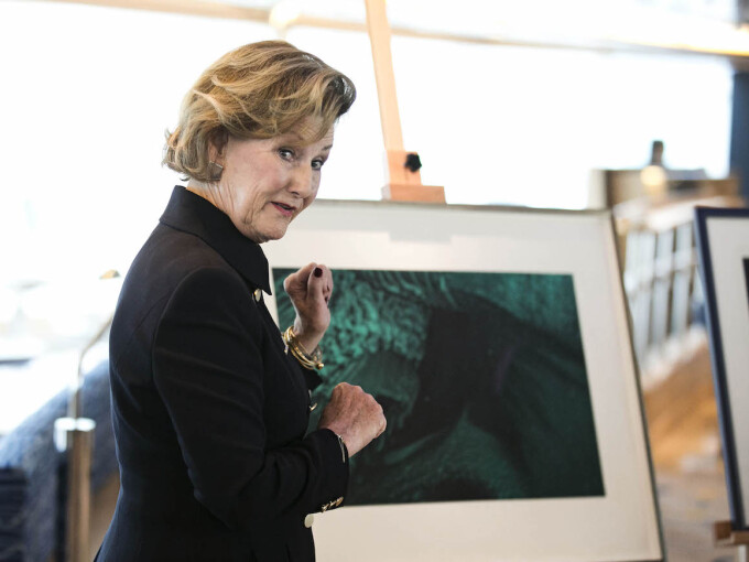Some of Her Majesty's own works will be among those decorating the MS Roald Amundsen. Photo: Pontus Höök, Hurtigruten