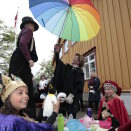 The first stop of the journey was Tromsø. The King and Queen hosted a garden party at the Skansen fortress. 300 guests from around the county were invited. Photo: Lise Åserud, NTB scanpix