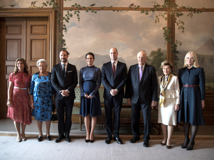 Official photographs in the Bird Room. Photo: Vidar Ruud / NTB scanpix 