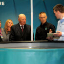 16 August: The King attends the opening the Aqua Nor trade show in Trondheim. (Photo: Ned Alley / Scanpix)