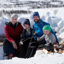 The Crown Prince Family at Beitostølen (Photo: Lise Åserud, NTB Scanpix)