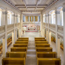 The Palace Chapel. Handout picture from the Royal Court. For editorial use only, not for sale. Please credit photographer Øivind Möller Bakken, the Royal Court