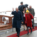 Stepping ashore in Harstad (Photo: Cornelius Poppe, NTB Scanpix)