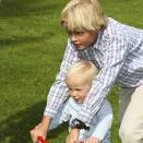 Marius and Prince Sverre Magnus at Skaugum, September 2007 (Photo: Lise Åserud)